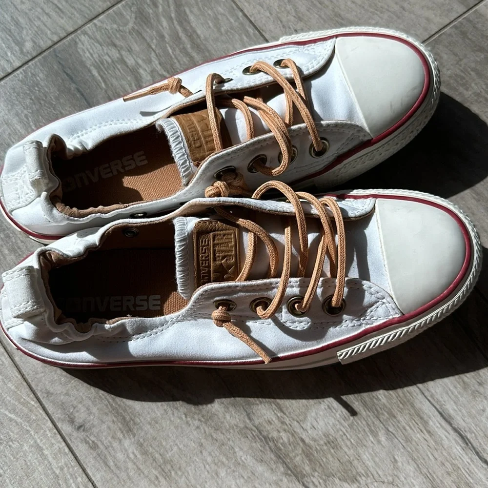 Converse Chuck Taylor All Star Shoreline Slip shoes - biscuit with tan laces - Picture 11 of 12